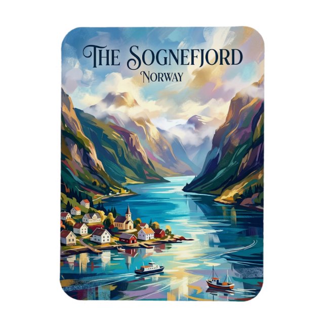 Imán Sognefjord Noruega (Vertical)