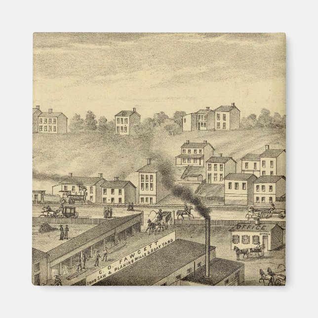 Imán Soho Saw and Planing Mills y Barge Yards (Frente)