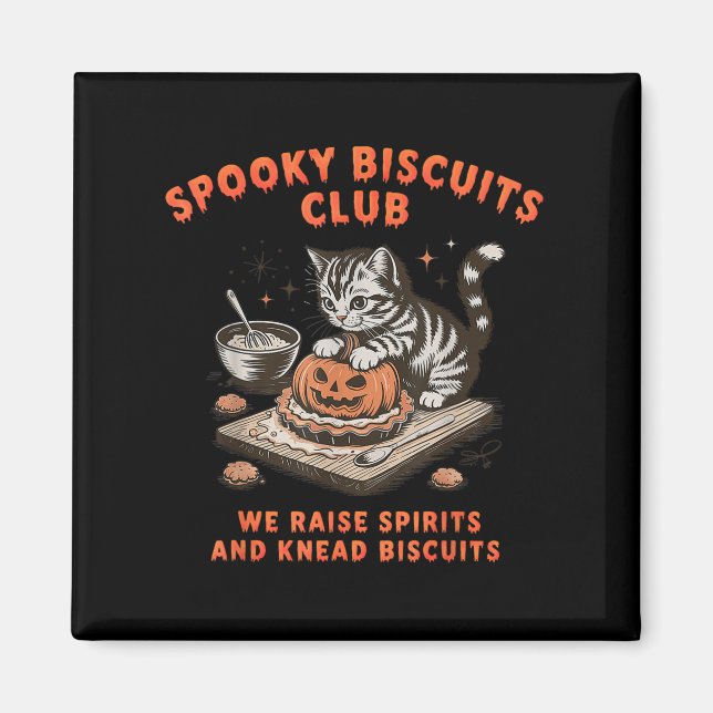 Imán Soky Biscuits Club Cat Halloween (Frente)