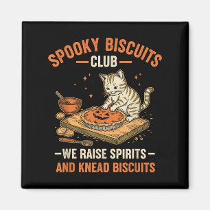 Imán Soky Biscuits Club Funny Halloween Cat Baking