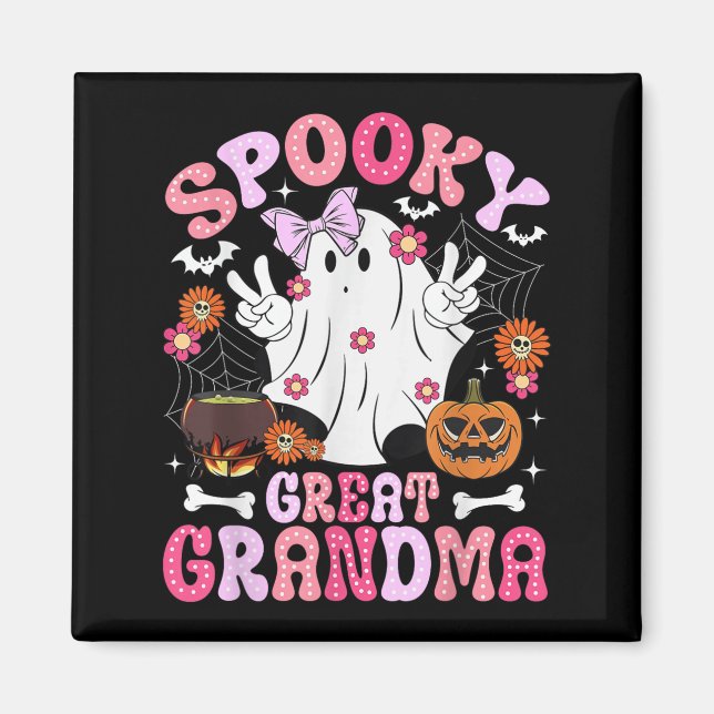 Imán Soky Great Grandma Halloween Great Grandmother Gro (Frente)
