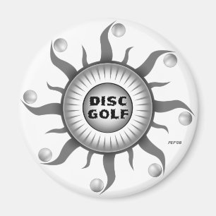 Imán Sol Blanco Y Negro