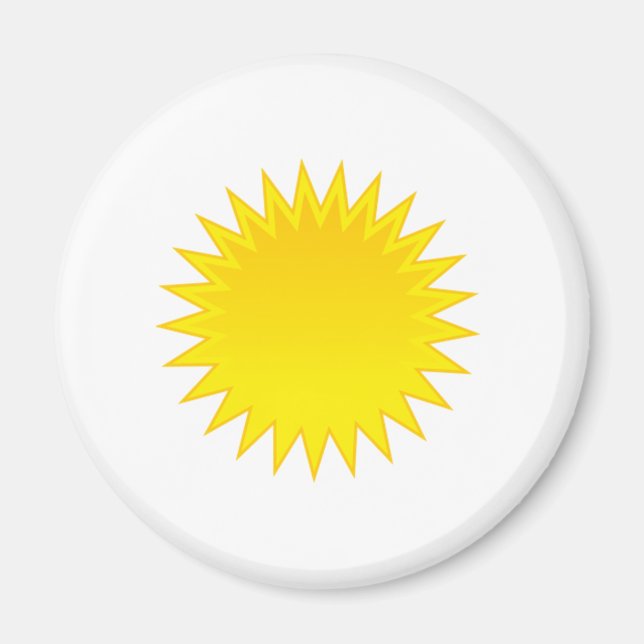 Imán Sol brillante (Frente)