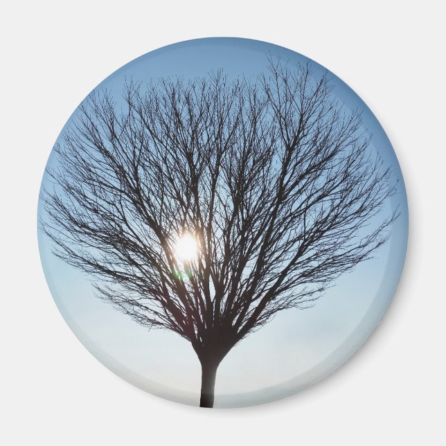Imán sol de invierno (Frente)