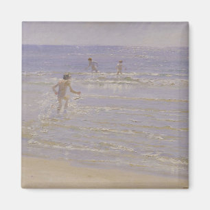 Imán Sol en Skagen: Muchachos que nadan, 1892