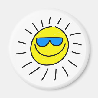 Imán Sol feliz