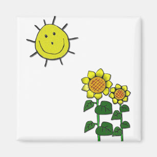 Imán Sol feliz