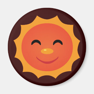 Imán Sol feliz
