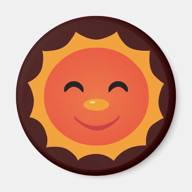 Imán Sol feliz (Frente)
