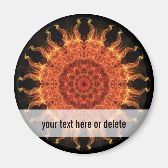 Imán Sol inflamante (Frente)