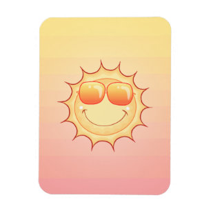 Imán Sol sonriente