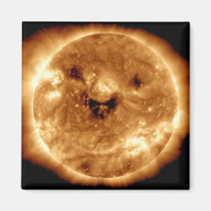 Imán Sol sonriente de observatorio solar de la NASA