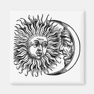 Imán Sol y luna medievales