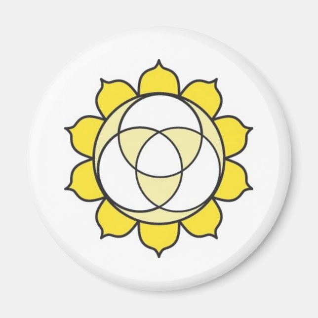 Imán Solar Plexus Chakra Magnet (Frente)