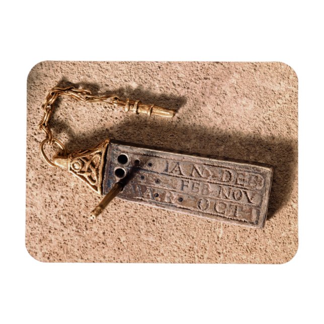Imán Solar portátil, plata y oro, siglo X (d) (Horizontal)