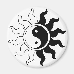 imán solar Yin yang