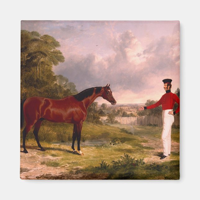 Imán Soldado con el caballo de un oficial (Frente)