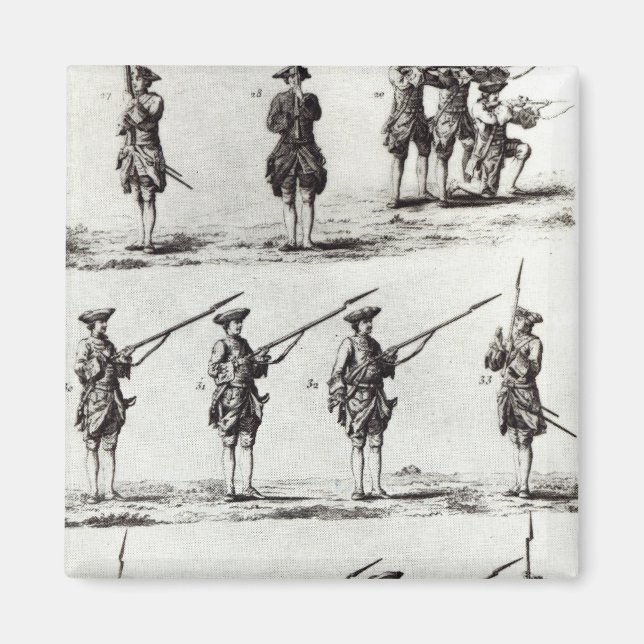 Imán Soldados con bayonetas (Frente)