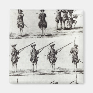 Imán Soldados con las bayonetas