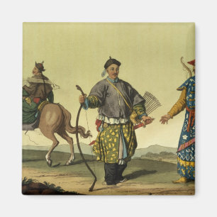 Imán Soldados de las banderas del Mongolian ocho del