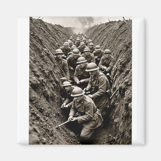 Imán Soldados del Somme (Frente)