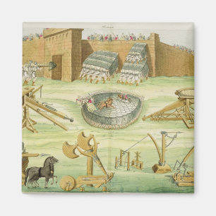 Imán Soldados romanos que sitian una ciudad, placa 23B,