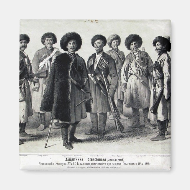 Imán Soldados rusos (Frente)