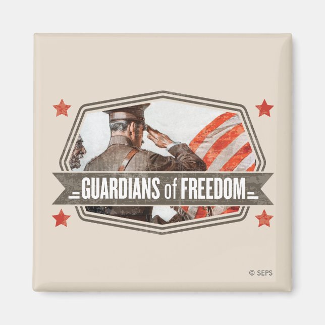 Imán Solider-Guardian de la libertad (Frente)