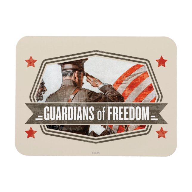 Imán Solider-Guardian de la libertad (Horizontal)