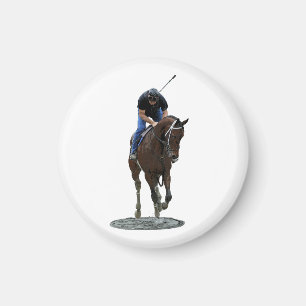 Imán sólido de caballos de arrastre de galope