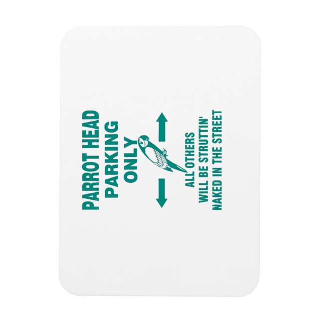 Imán Sólo aparcamiento (Vertical)