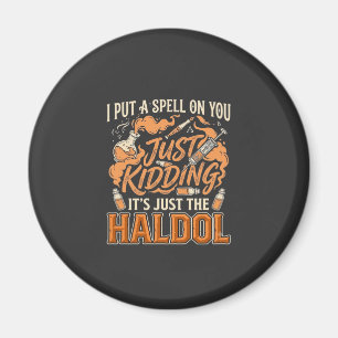 Imán Solo Bromeando Haldol Halloween Potion Botella Jer