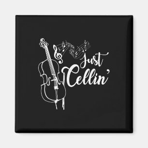 Imán Solo Cellin Cello es un gracioso músico de cómic