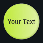 Imán SÓLO COLOR gradientes primavera verde   tu texto<br><div class="desc">Sólo composición de color por EDDA Fröhlich | Plantilla: color de fondo del texto o imagen | Tendencia: colorea tu vida. | ¿Extrañas otros colores,  productos o diseños? Siéntase libre de contactarme: contact@eddart.de</div>