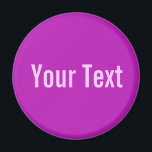 Imán SÓLO COLOR / magenta tu texto<br><div class="desc">Sólo composición de color por EDDA Fröhlich | Plantilla: color de fondo del texto o imagen | Tendencia: colorea tu vida. | ¿Extrañas otros colores, productos o diseños? Siéntase libre de contactarme: contact@eddart.de</div>