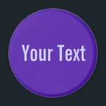 Imán SÓLO COLOR / violeta tu texto<br><div class="desc">Sólo composición de color por EDDA Fröhlich | Plantilla: color de fondo del texto o imagen | Tendencia: colorea tu vida. | ¿Extrañas otros colores, productos o diseños? Siéntase libre de contactarme: contact@eddart.de</div>