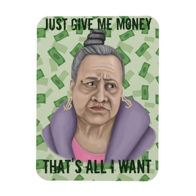 Imán Solo dame dinero (Vertical)