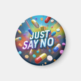 Imán Solo di no a las drogas