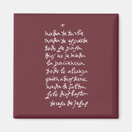 Imán Solo Dios (Que nada te moleste)