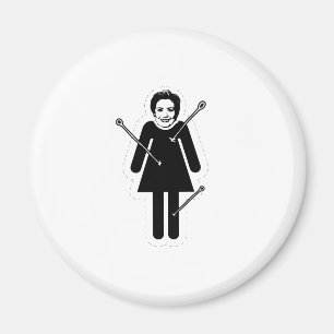 Imán Sólo Hillary Clinton VooDoo Doll