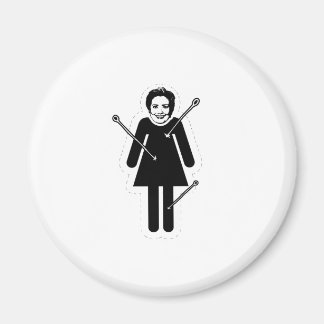 Imán Sólo Hillary Clinton VooDoo Doll
