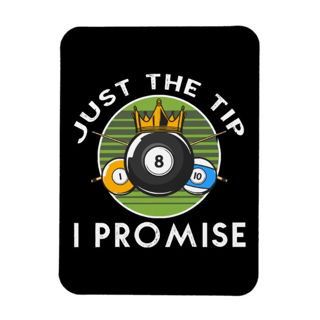 Imán Solo La Punta Lo Prometo Billar (Vertical)