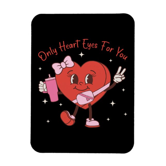Imán Solo Ojos de Corazón Para Ti (Vertical)