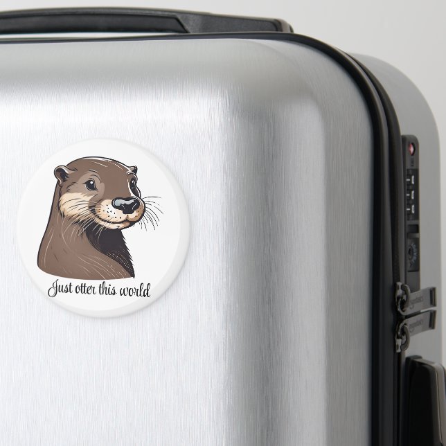 Imán Sólo Otter This World (In Situ (Equipaje))