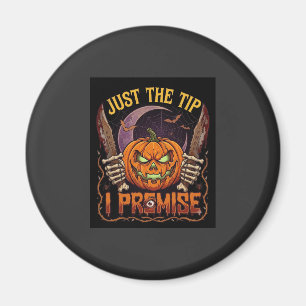 Imán Solo Punta Premisa Halloween Calabaza Cuchillos Sa