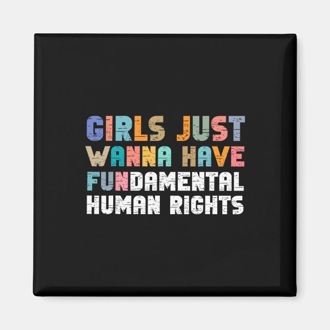 Imán Sólo quiero tener feministas fundamentales de dere (Frente)