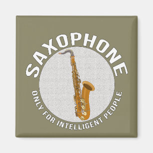 Imán Solo saxofón para gente inteligente