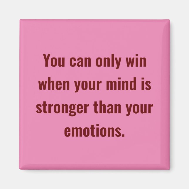 Imán Sólo se puede ganar (Frente)