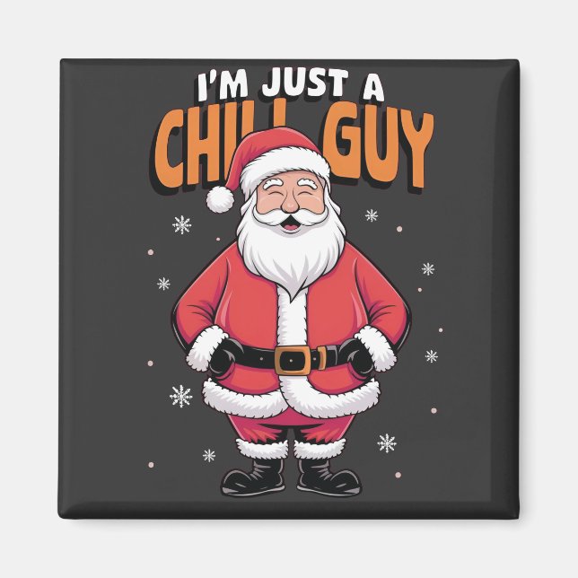 Imán Solo soy un chico malo Navidades meme 2025 (Frente)