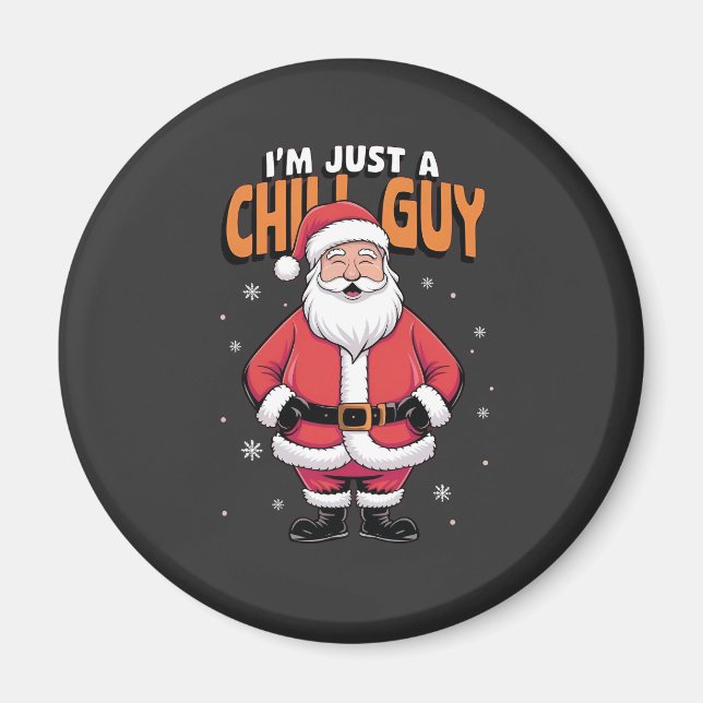 Imán Solo soy un chico malo Navidades meme 2025 (Frente)